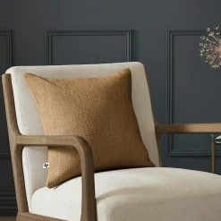 Coussin carré coton (45 x 45 cm) Sixtine Camel