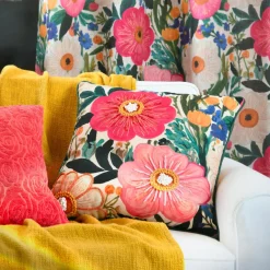 Coussin carré coton (45 x 45 cm) Betty Multicolore