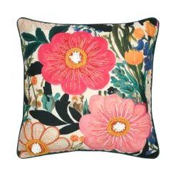 Coussin carré coton (45 x 45 cm) Betty Multicolore