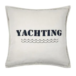 Coussin carré coton (50 x 50 cm) Fregate Beige