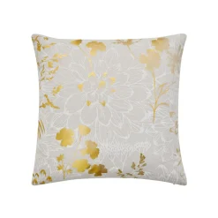 Coussin carré coton (45 x 45 cm) Anassia Or