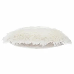 Coussin carré fausse fourrure (40 x 40 cm) Oslo Ivoire