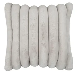 Coussin carré fausse fourrure (45 x 45 cm) Polary Beige