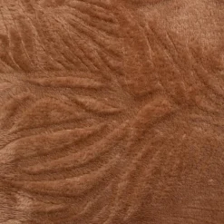 Coussin carré flanelle (40 x 40 cm) Ryo Marron