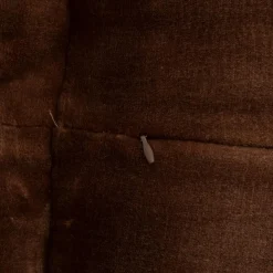 Coussin carré flanelle (53 x 53 cm) Cuddly Marron