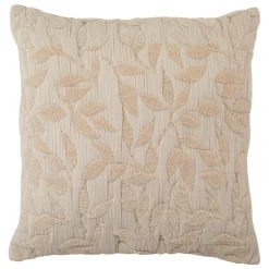 Coussin carré gaze de coton (50 x 50 cm) Letho Beige