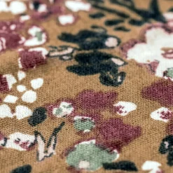 Coussin carré gaze de coton (40 x 40 cm) Constance Camel