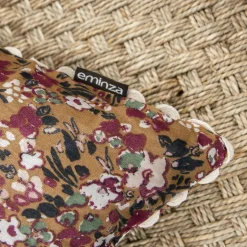 Coussin carré gaze de coton (40 x 40 cm) Constance Camel