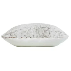 Coussin carré imitation fourrure (45 x 45 cm) Alaska Ecru