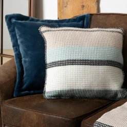 Coussin carré nid d'abeille (45 x 45 cm) Owen Multicolore