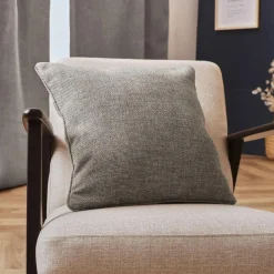 Coussin carré tissé (45 x 45 cm) Alba Taupe