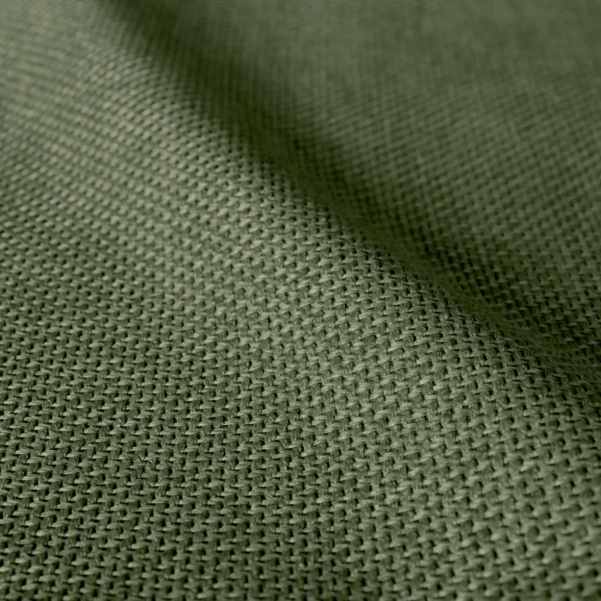 Coussin carré tissé (45 x 45 cm) Alba Vert kaki