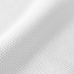 Coussin carré tissé (45 x 45 cm) Alba Blanc perle