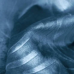 Coussin carré velours (60 x 60 cm) Fern Bleu marine