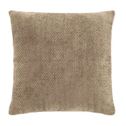 Coussin carré Velours (45 x 45 cm) Leo Beige