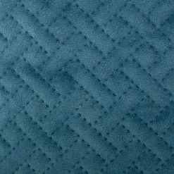 Coussin carré velours (40 x 40 cm) Dolce Bleu canard