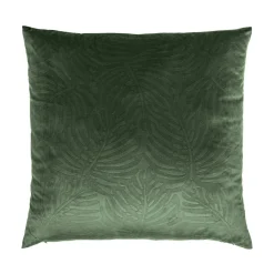 Coussin carré velours (60 x 60 cm) Fern Vert romarin
