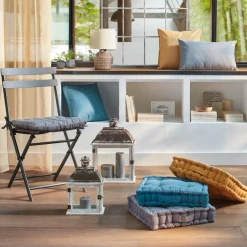 Coussin de chaise carré (38 x 38 cm) Otto Jaune ocre