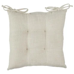 Coussin de chaise carré (38 x 38 cm) Clem Beige lin