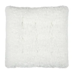 Coussin de chaise carré bouclette (38 x 38 cm) Grignon Ecru