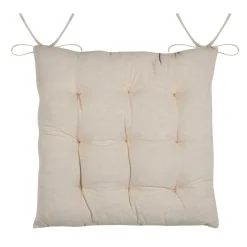 Coussin de chaise carré coton (38x38 cm) Wildforest Camel