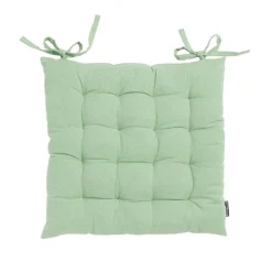 Coussin de chaise carré coton (40 x 40 cm) Pixel Vert menthe