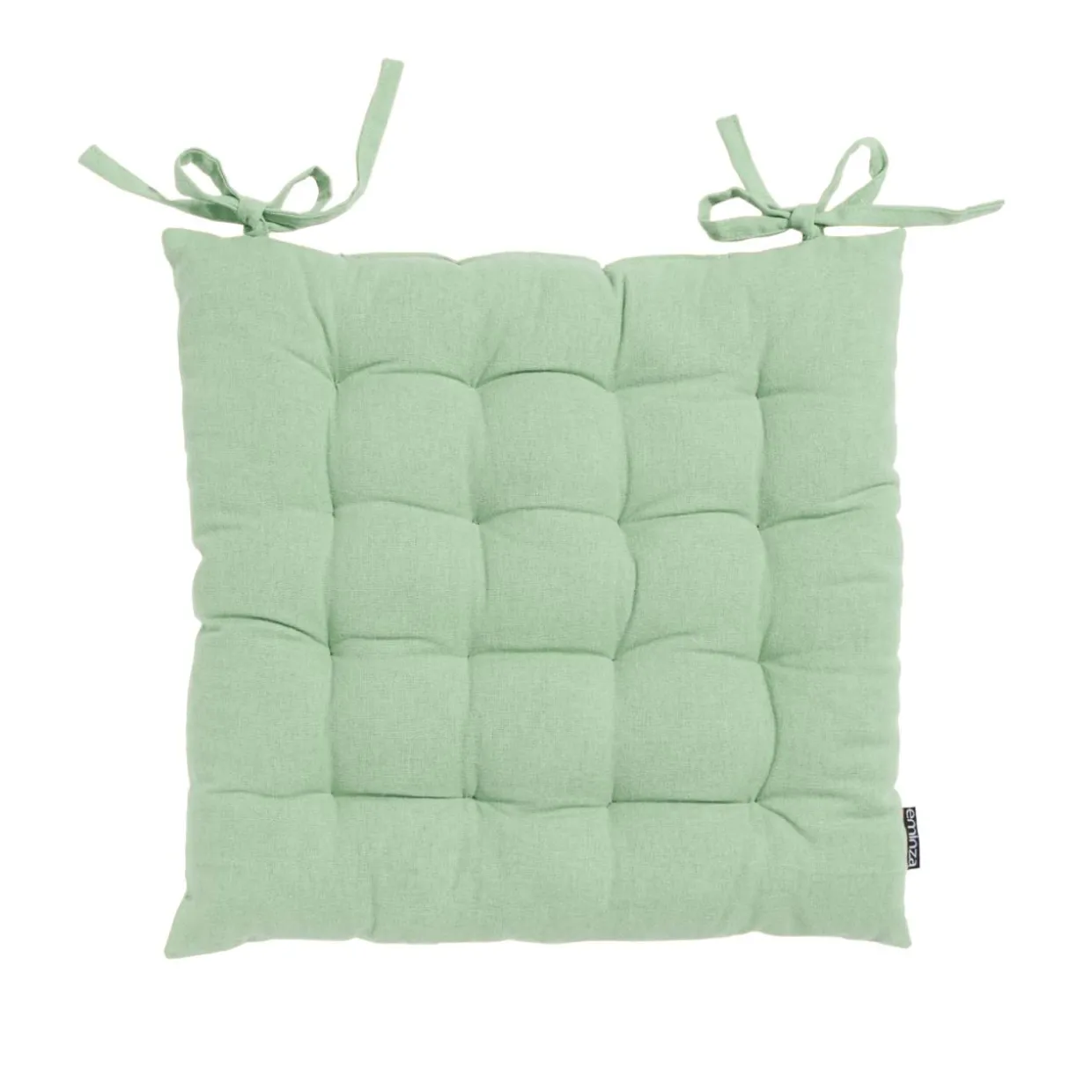 Coussin de chaise carré coton (40 x 40 cm) Pixel Vert menthe