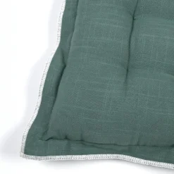 Coussin de chaise carré coton (38 x 38 cm) Helios Vert