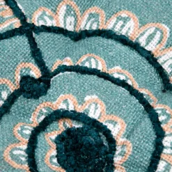 Coussin de chaise carré coton (38x38 cm) Barbade Vert céladon