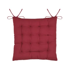 Coussin de chaise carré coton (38 x 38 cm) Valgenis Ecru