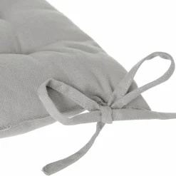 Coussin de chaise carré Datara Gris clair