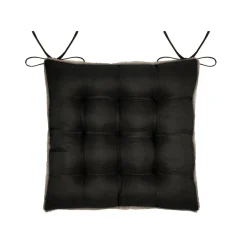 Coussin de chaise carré fausse fourrure (40 x 40 cm) Asgard Gris perle