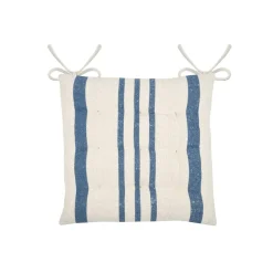 Coussin de chaise extérieur carré (38 x 38 cm) Nautira Bleu marine
