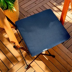 Coussin de chaise extérieur carré (40 x 40 cm) Sunset Bleu nuit