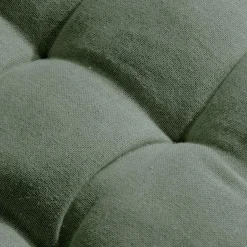 Coussin de chaise rond coton (40 cm) Pixel Vert kaki