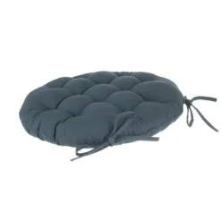 Coussin de chaise rond Datara Orage