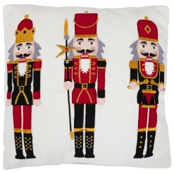 Coussin de Noël carré (45 x 45 cm) Soldat Casse-noisette Multicolore