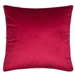 Coussin de Noël carré (45 x 45 cm) Hohoho Joyeux Noël Rouge