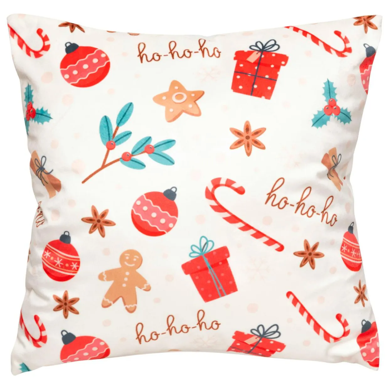 Coussin de Noël carré (40 x 40 cm) Délice Multicolore