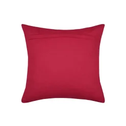 Coussin de Noël carré coton (40 x 40 cm) Père Noël Harold Rouge