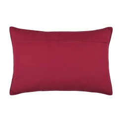 Coussin de Noël rectangulaire coton (40 x 60 cm) Réveillon Locomotive Taupe