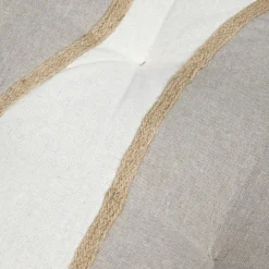 Coussin de sol coton (45 x 45 cm) Blokken Gris