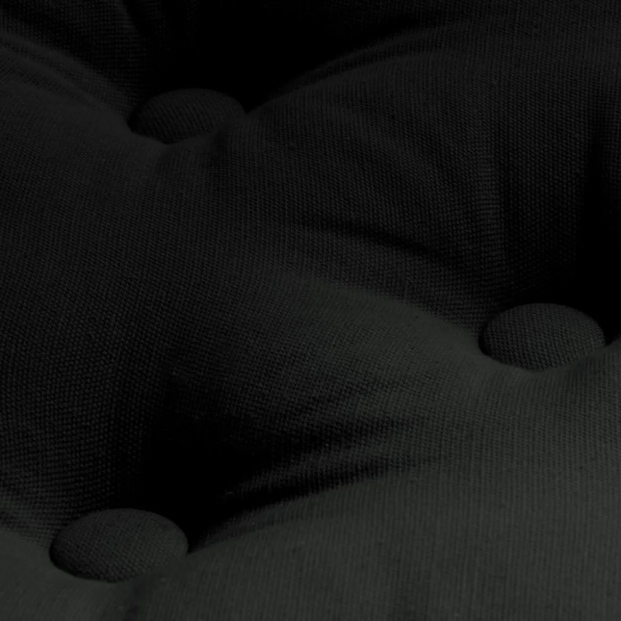 Coussin de sol coton (60 x 60 cm) Pixel Noir