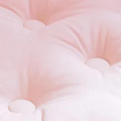 Coussin de sol coton (50 x 50 cm) Pixel Rose poudré