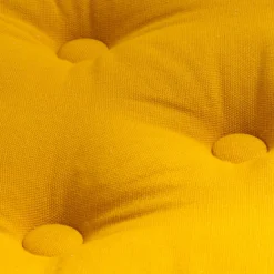 Coussin de sol coton (60 x 60 cm) Pixel Jaune moutarde