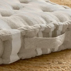 Coussin de sol extérieur (45 x H10 cm) Nautira Ecru