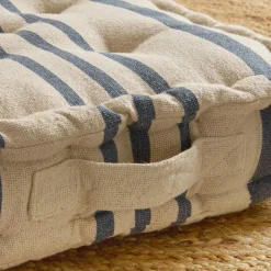 Coussin de sol extérieur (45 x H10 cm) Nautira Bleu marine