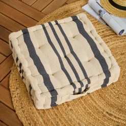 Coussin de sol extérieur (45 x H10 cm) Nautira Gris ardoise