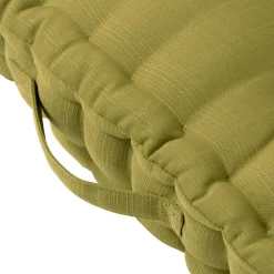 Coussin de sol extérieur capitonné (50 x 50 cm) Sunset Vert olive