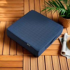 Coussin de sol extérieur déhoussable (45 x 45 cm) Sunset Bleu nuit